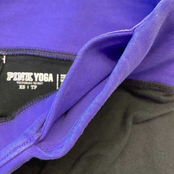 Victoria Secret Pink Capri Leggings Size XS Black - Picture 4 of 11